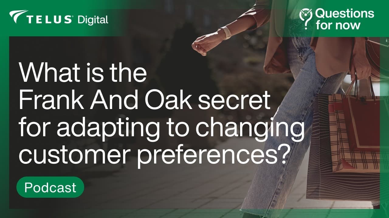 Questions for now Frank And Oak image