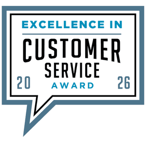Excellence in Customer Service Award logo 2026