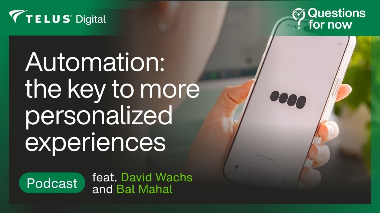 Questions for now automation for personalization image