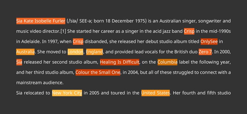 entity annotation